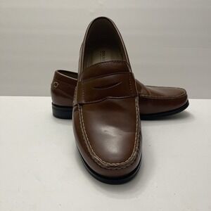 Dockers Brown Slip-on Penny Loafer Shoe Mens‎ 11 Business Dress Preppy